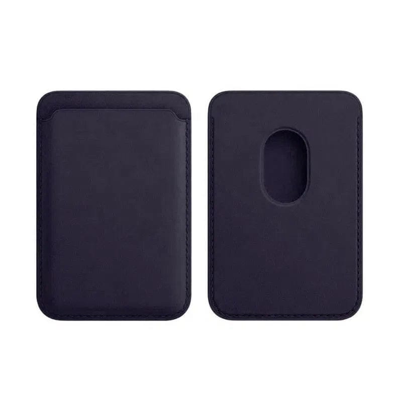 PU Magnetic MagSafe Card Wallet for iPhone Midnight Blue - Ktusu