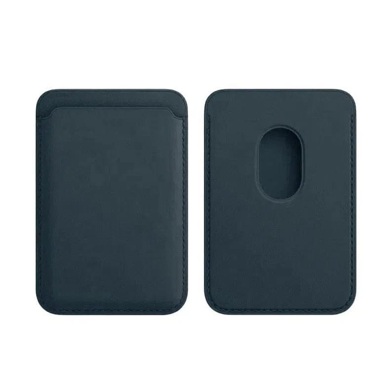 PU Magnetic MagSafe Card Wallet for iPhone Midnight Green - Ktusu