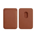 PU Magnetic MagSafe Card Wallet for iPhone Tan Brown - Ktusu