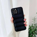 Puffer Pattern Soft TPU Case for iPhone 11 iPhone 11 / Black - Ktusu