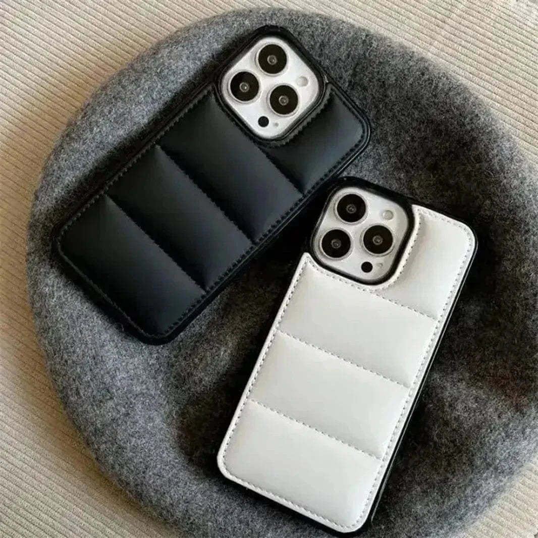 Puffer Pattern Soft TPU Hard Case for iPhone 15 Plus - Ktusu