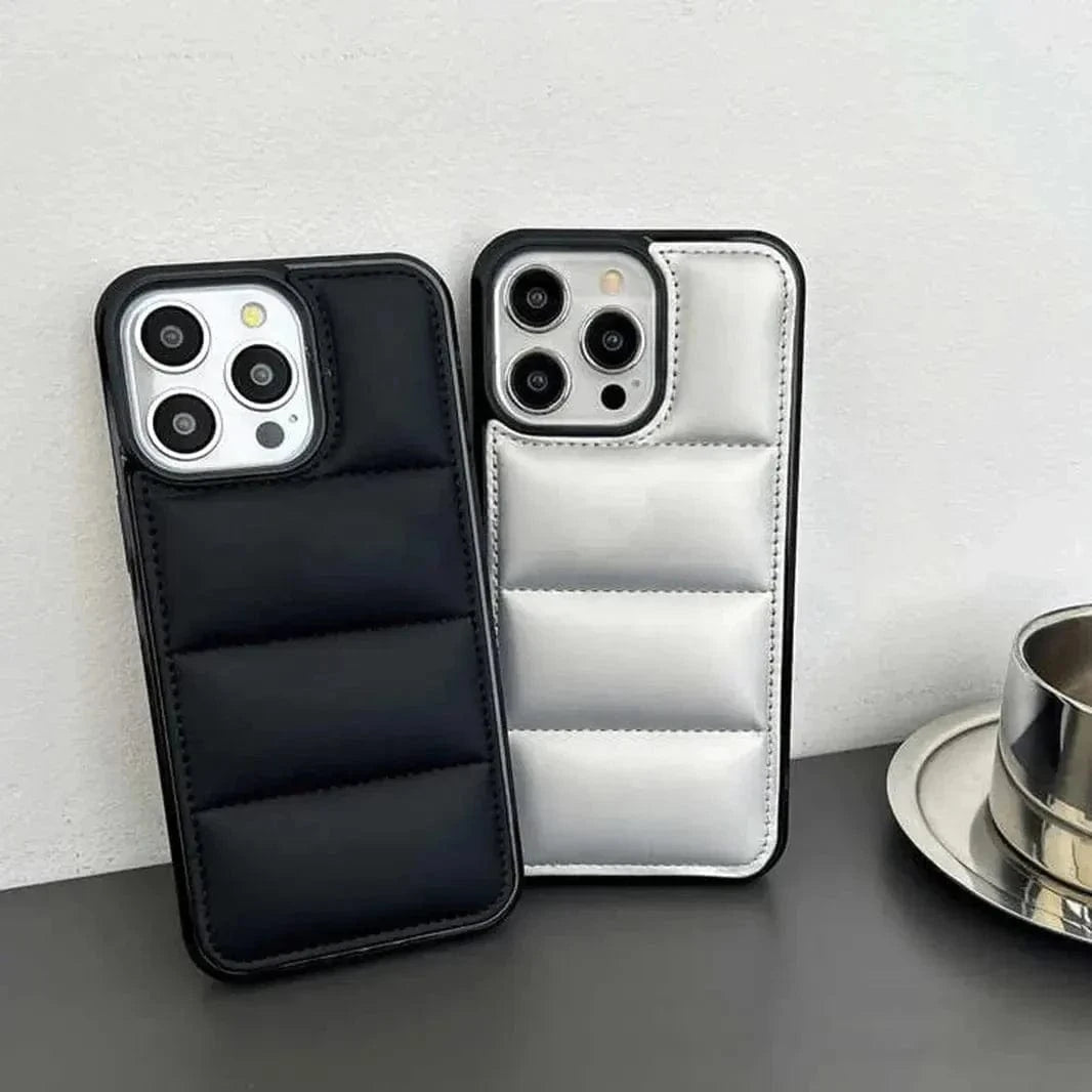 Puffer Pattern Soft TPU Hard Case for iPhone 15 Plus - Ktusu