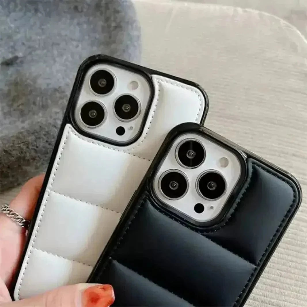 Puffer Pattern Soft TPU Hard Case for iPhone 15 Plus - Ktusu