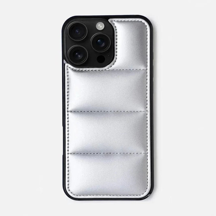 Puffer Pattern Soft TPU Hard Case for iPhone 16 - Ktusu