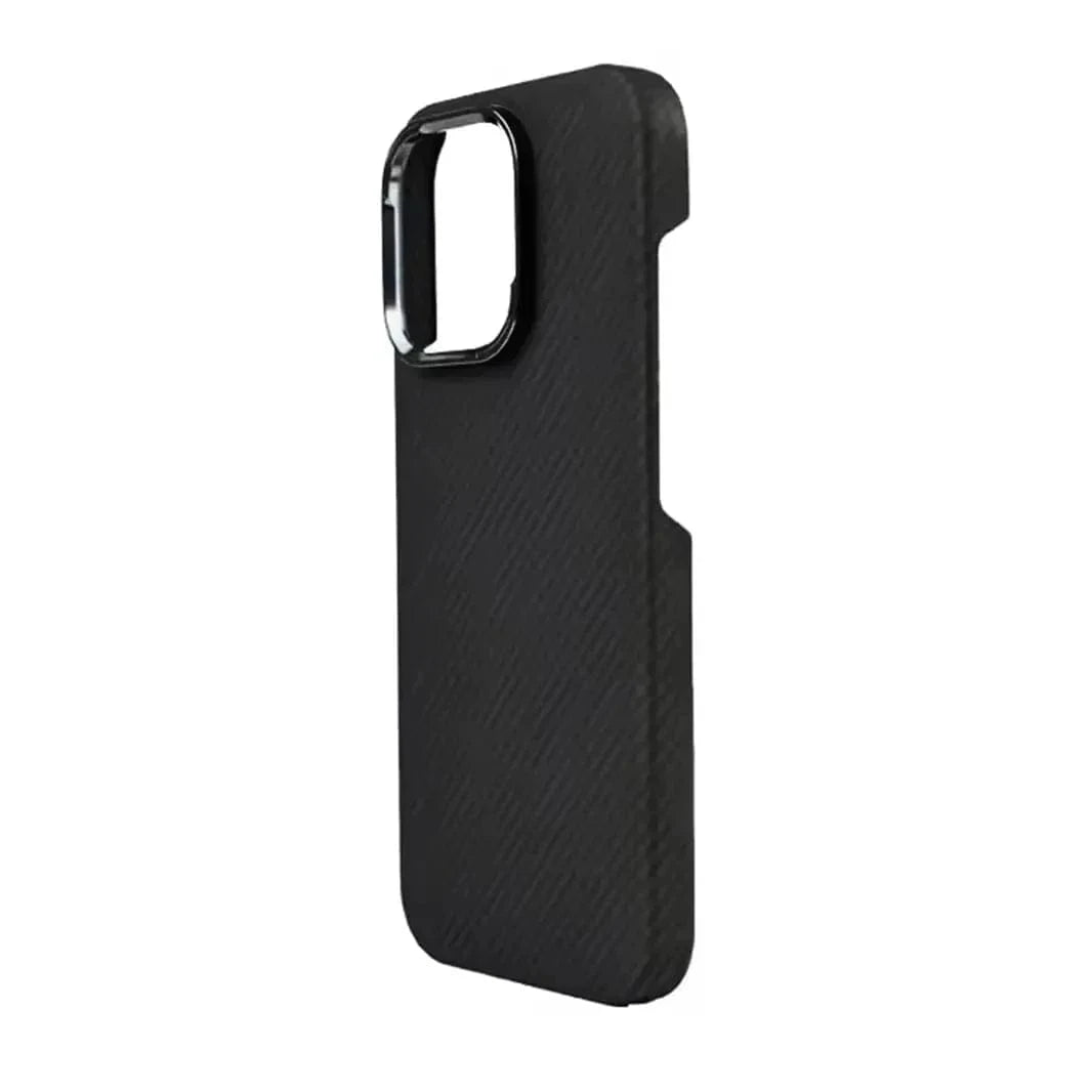 Real Aramid Carbon Fiber Magsafe PC Case for iPhone 16 Pro iPhone 16 Pro / black - Ktusu