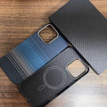 Real Aramid Kevlar Fiber Magsafe Case for iPhone 16 Pro - Ktusu