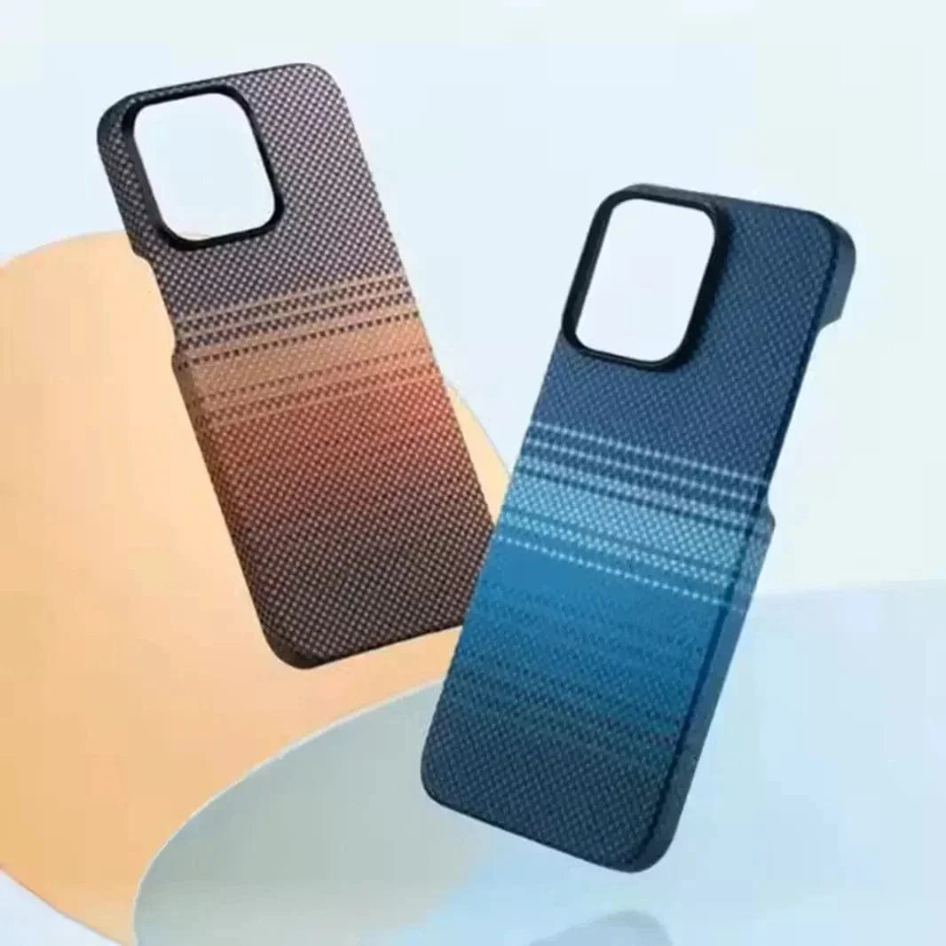 Real Aramid Kevlar Fiber Magsafe Case for iPhone 16 Pro - Ktusu