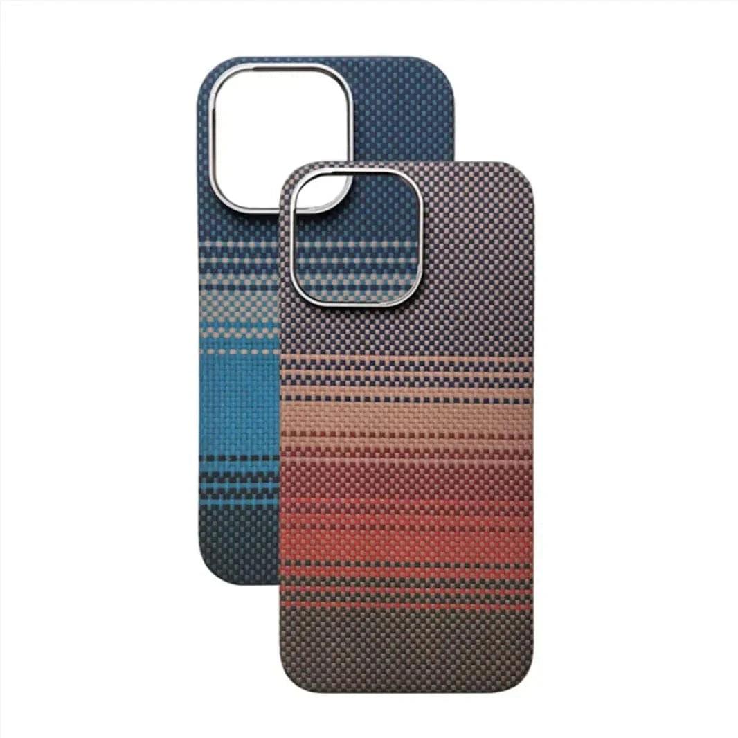 Real Aramid Kevlar Fiber Magsafe Case for iPhone 16 Pro - Ktusu