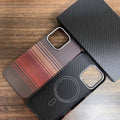 Real Aramid Kevlar Fiber Magsafe Case for iPhone 16 Pro Max - Ktusu