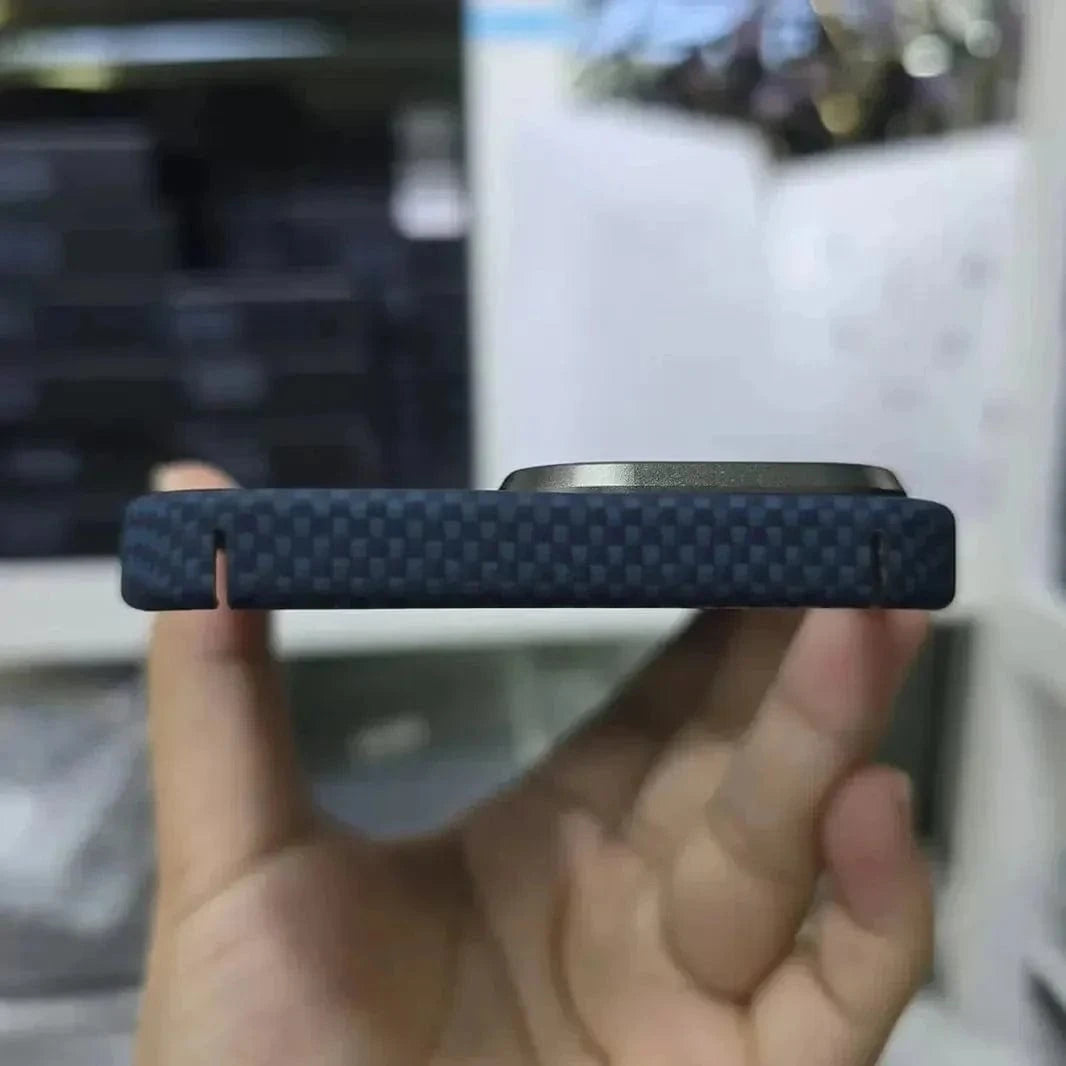 Real Aramid Kevlar Fiber Magsafe Case for iPhone 16 Pro Max - Ktusu