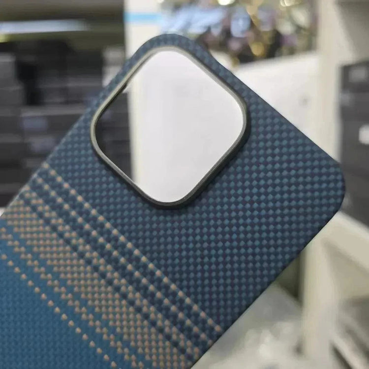 Real Aramid Kevlar Fiber Magsafe Case for iPhone 16 Pro Max - Ktusu