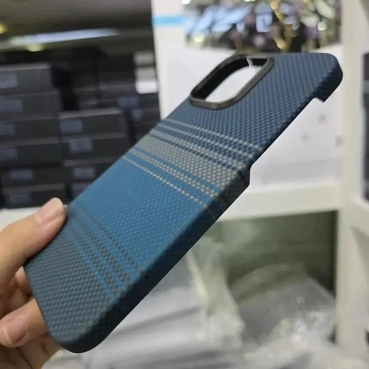 Real Aramid Kevlar Fiber Magsafe Case for iPhone 16 Pro Max - Ktusu