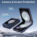 Ribbon Metal Ring Holder matte finish Hard Case for Samsung Z Flip5 - Ktusu