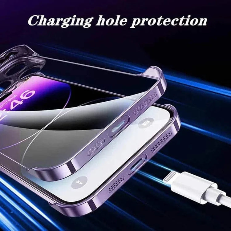Rimless Slim Frameless Clear Hard Case for iPhone 13 Pro Max - Ktusu