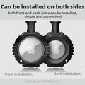 Rugged Soft TPU Keychain Cover for Apple AirTag AirTag / Black - Ktusu