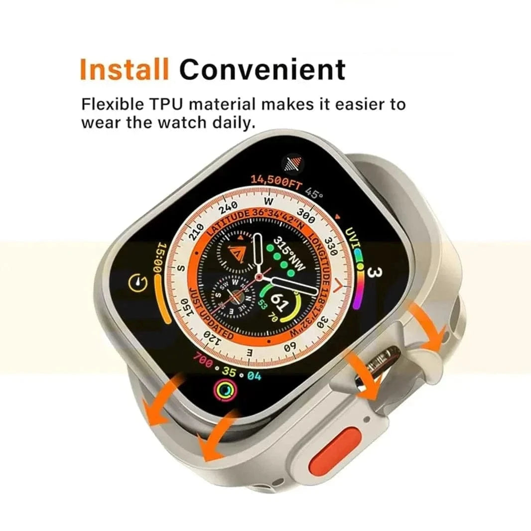 Rugged TPU Soft Cover for Apple Watch 41mm - Ktusu