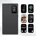 S-View Wallet with Small Screen View Flip Case for Samsung S24 Ultra - Ktusu