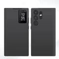 S-View Wallet with Small Screen View Flip Case for Samsung S24 Ultra Samsung S24 Ultra / black - Ktusu