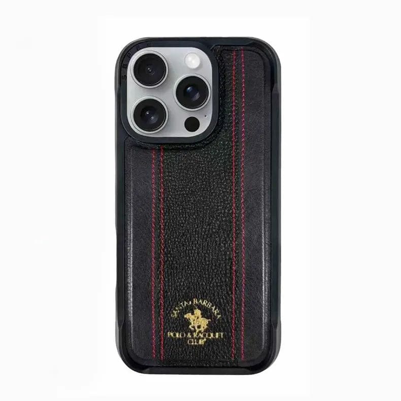 Santa Barbara Barton Series Case for iPhone 16 iPhone 16 / Black Red - Ktusu