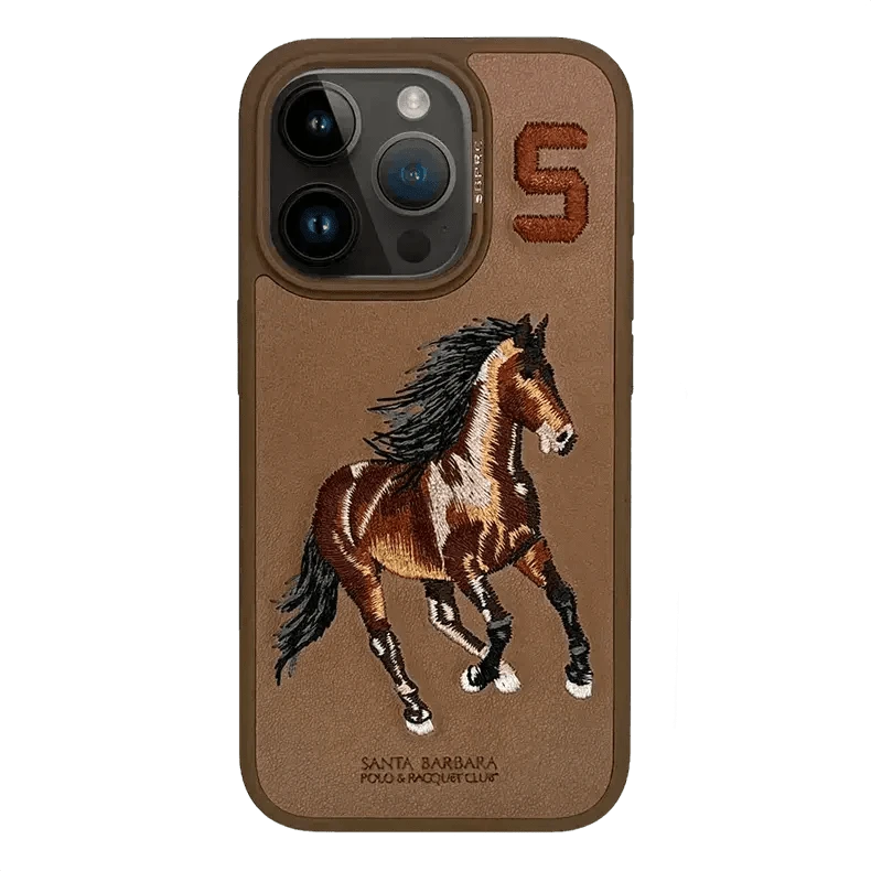 Santa Barbara Boris Series Case for iPhone 14 Pro Max iPhone 14 Pro Max / Brown - Ktusu