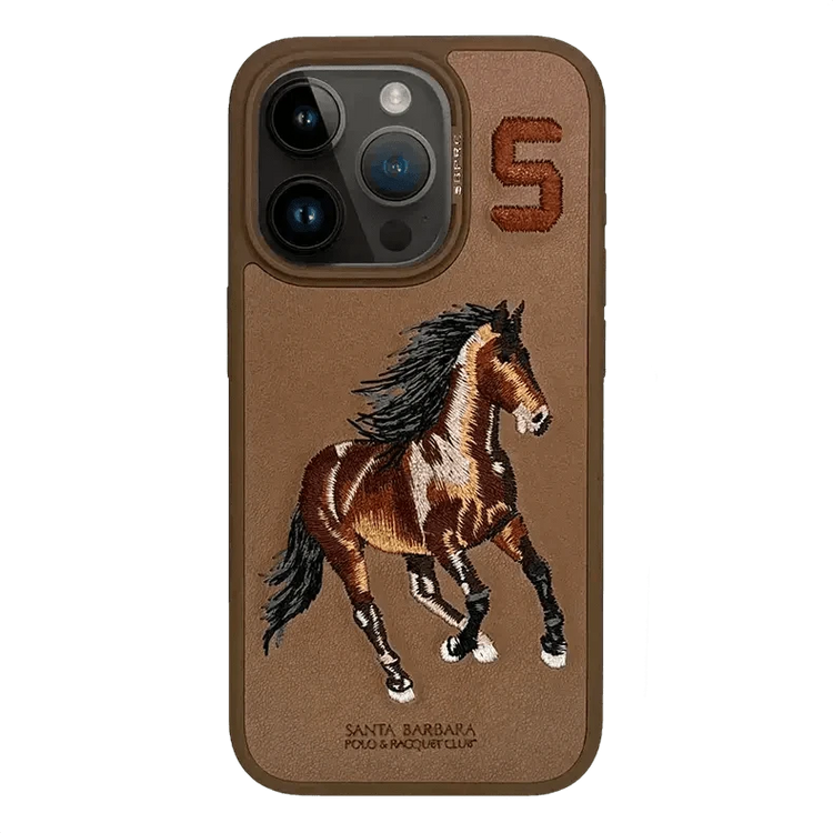 Santa Barbara Boris Series Case for iPhone 14 Pro Max iPhone 14 Pro Max / Brown - Ktusu