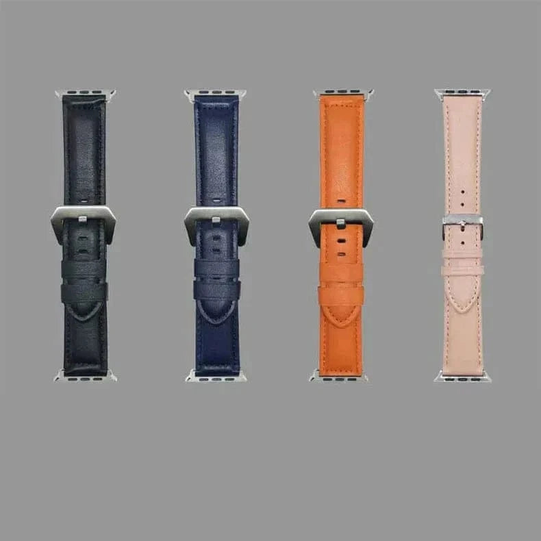 Santa Barbara Brant Series Strap for Apple Watch 42 | 44 | 45 | Ultra 49 | 46mm S10 42 | 44 | 45 | Ultra 49 | 46mm S10 / Wine Red - Ktusu