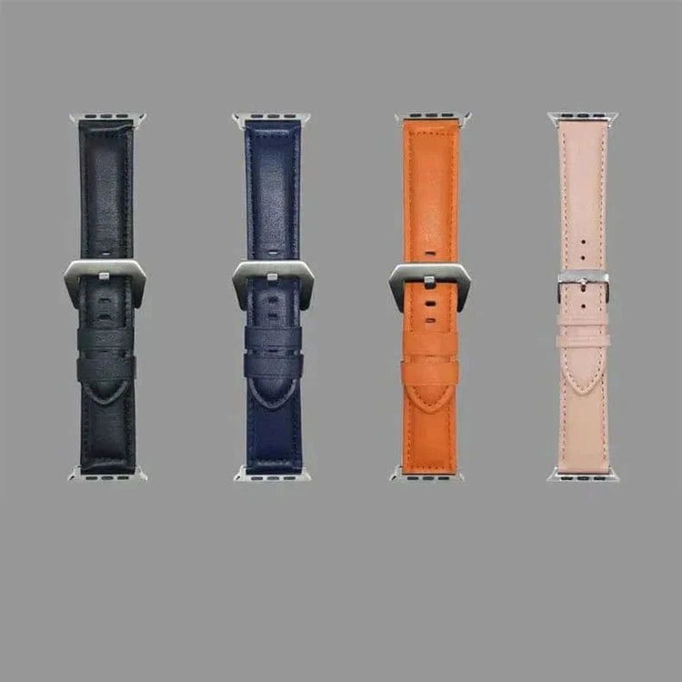 Santa Barbara Brant Series Strap for Apple Watch 42 | 44 | 45 | Ultra 49 | 46mm S10 42 | 44 | 45 | Ultra 49 | 46mm S10 / Wine Red - Ktusu