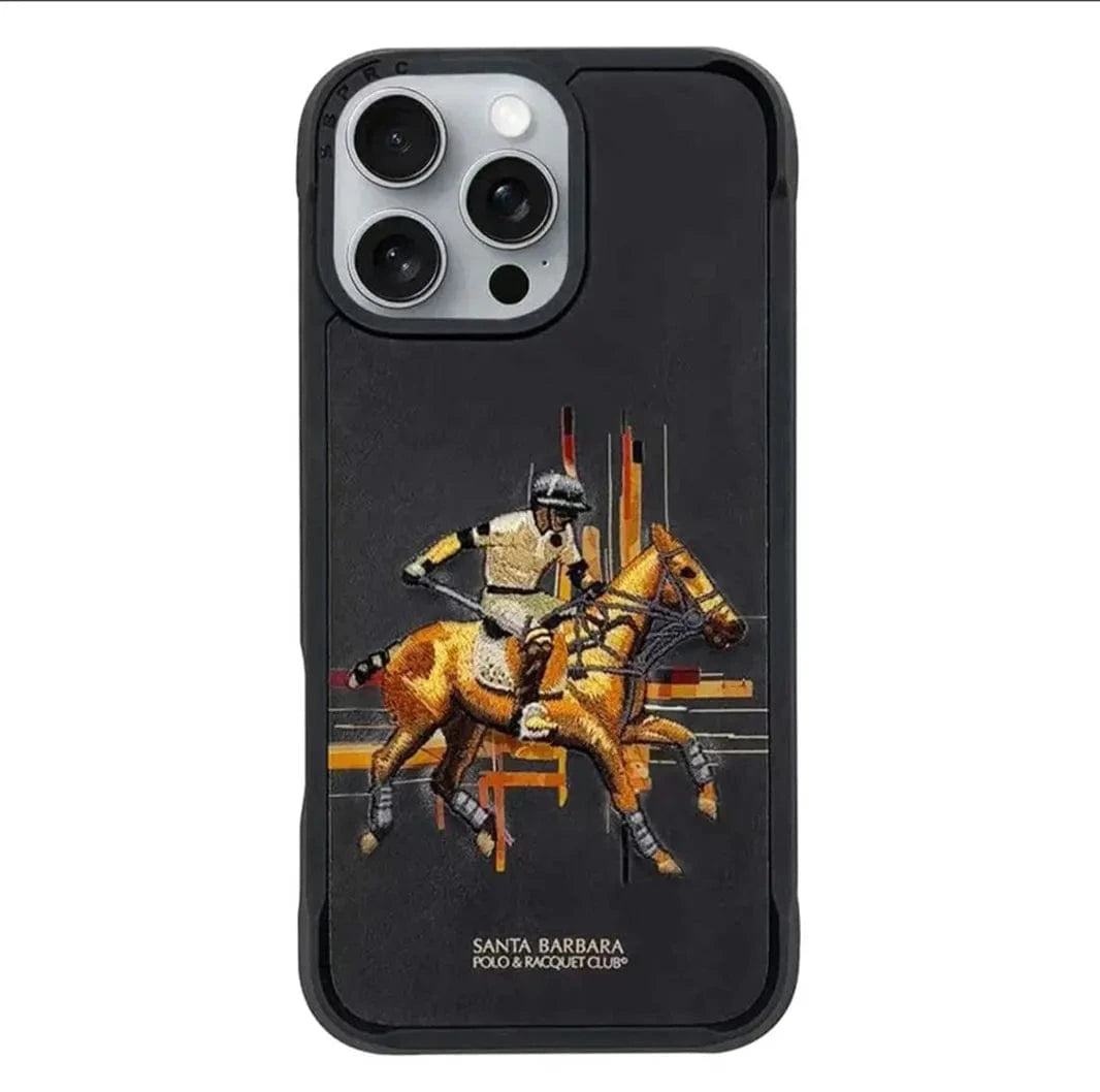 Santa Barbara Cedric Series Case for iPhone 16 Pro iPhone 16 Pro / Black - Ktusu