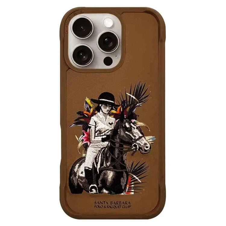 Santa Barbara Cedric Series Case for iPhone 16 Pro Max iPhone 16 Pro Max / Champange Gold - Ktusu
