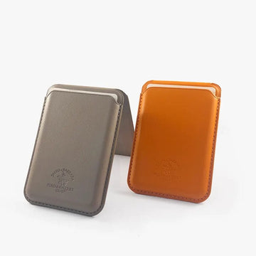Santa Barbara Leather Magnetic MagSafe Card Wallet for iPhone - Ktusu