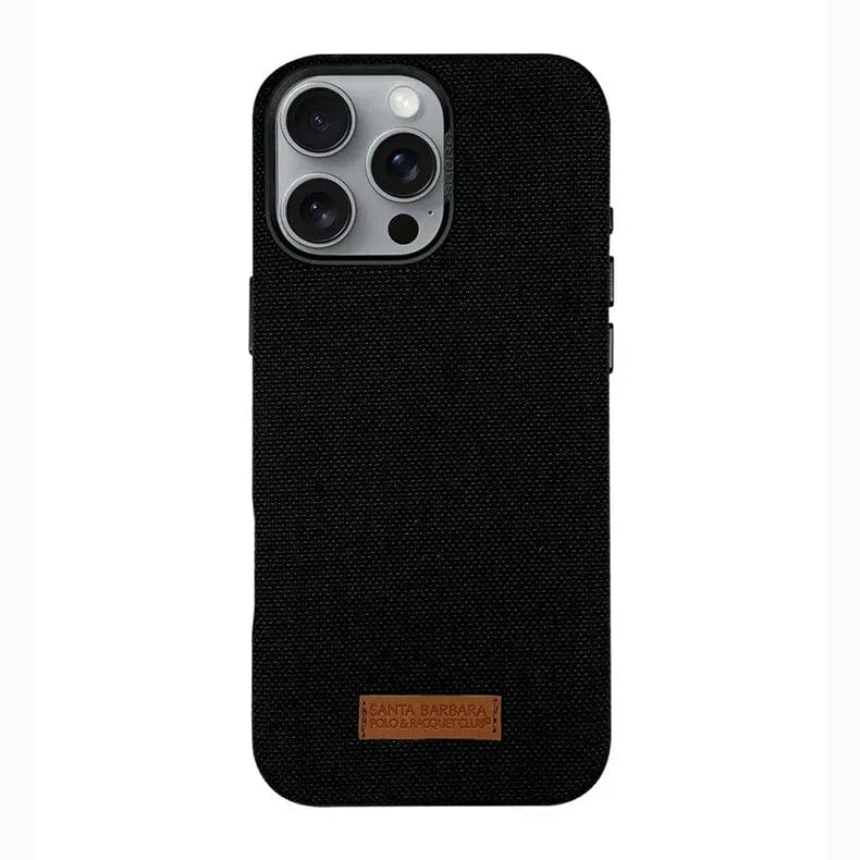 Santa Barbara Leonard Series Case for iPhone 16 iPhone 16 / Black - Ktusu
