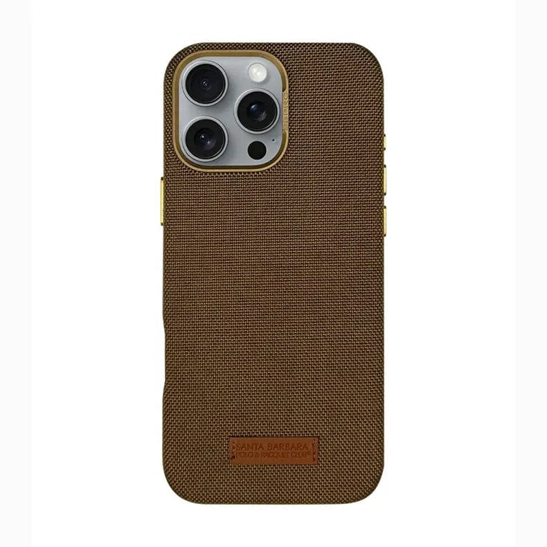 Santa Barbara Leonard Series Case for iPhone 16 iPhone 16 / Brown - Ktusu