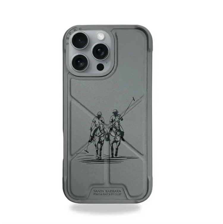 Santa Barbara Marion Series Case for iPhone 16 Pro Max iPhone 16 Pro Max / Grey - Ktusu