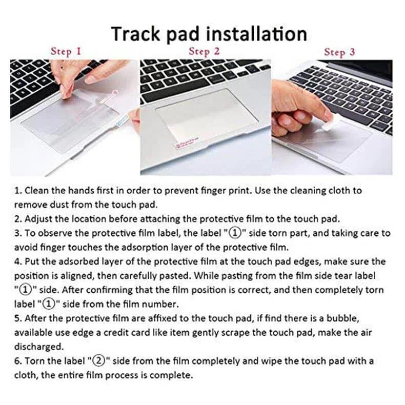 Scratch Protective Trackpad Guard for MacBook Pro 13 (2020) (13.3-inch) Pro 13 (2020) (13.3-inch) - Ktusu