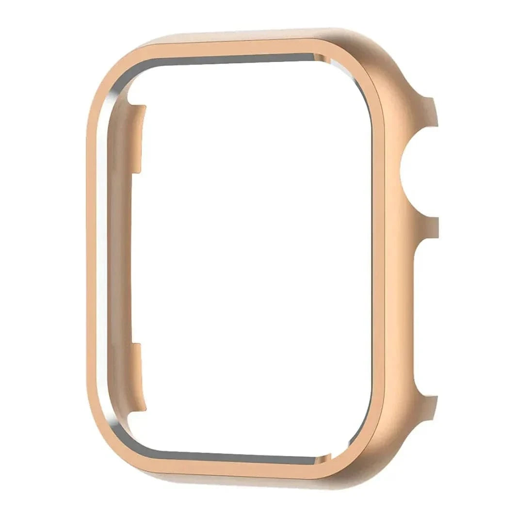 Shiny Metal Aluminium Alloy Bumper for Apple Watch 40mm 40mm / Desert Titanium - Ktusu