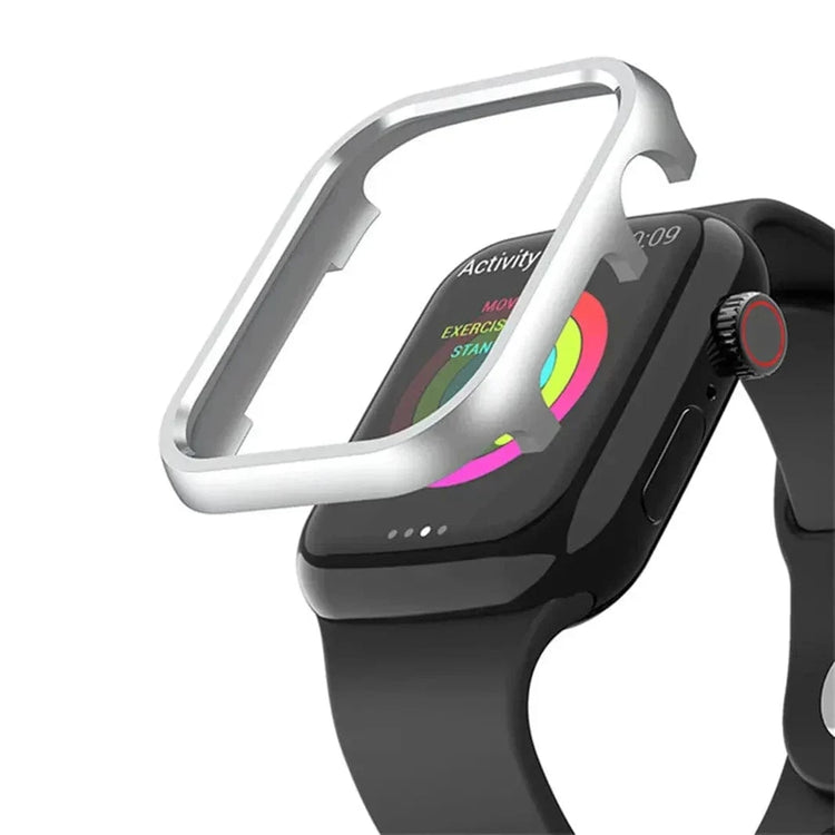 Shiny Metal Aluminium Alloy Bumper for Apple Watch 40mm 40mm / Black - Ktusu