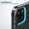 Shockproof Transparent Hard Case for iPhone 14 Pro iPhone 14 Pro - Ktusu