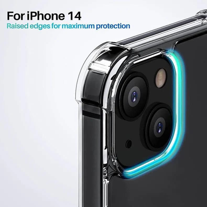Shockproof Transparent Hard Case for iPhone 14 Pro iPhone 14 Pro - Ktusu
