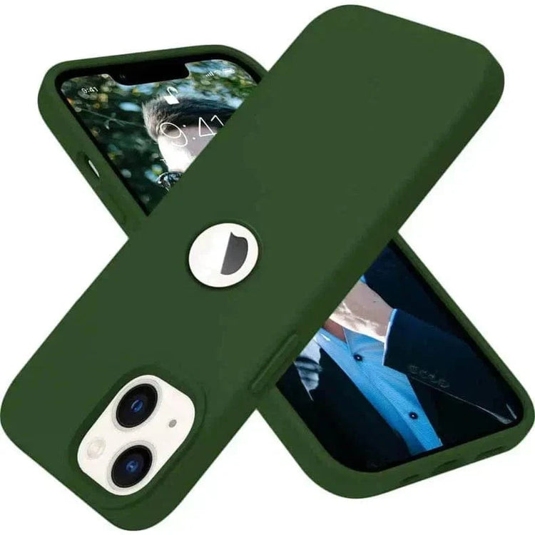 Silicone Round Wind Case for iPhone 11 iPhone 11 / Green - Ktusu
