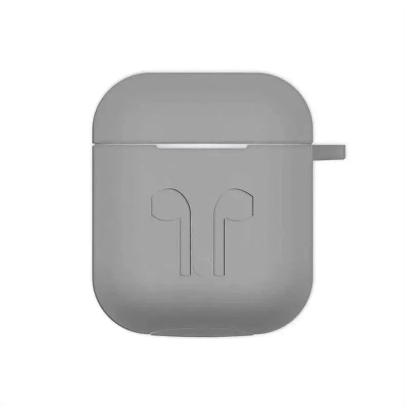 Silicone Soft Cover for Airpods 1 | 2 Airpods 1 | 2 / Grey - Ktusu
