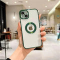 Silicone Soft Transparent Lens Protection Chrome Case for iPhone 14 Pro Max - Ktusu