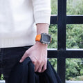 Silicone Watch Band with Protective Rugged Hard Cover for Apple Watch Ultra 49mm - Ktusu