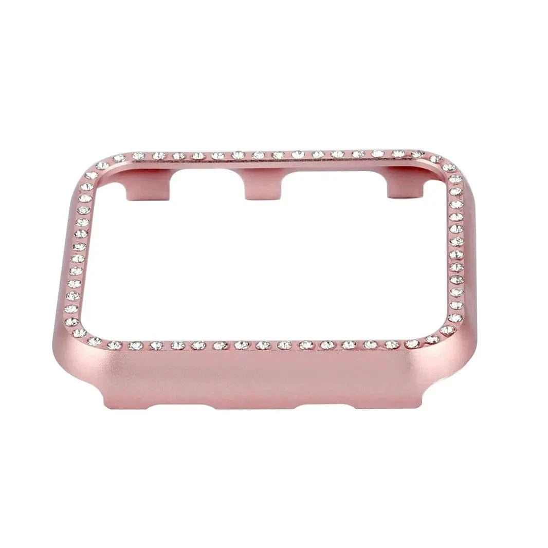 Single Rhinestone Metal Bumper for Apple Watch 40mm - Ktusu