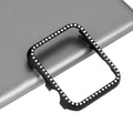Single Rhinestone Metal Bumper for Apple Watch 40mm 40mm / Black - Ktusu
