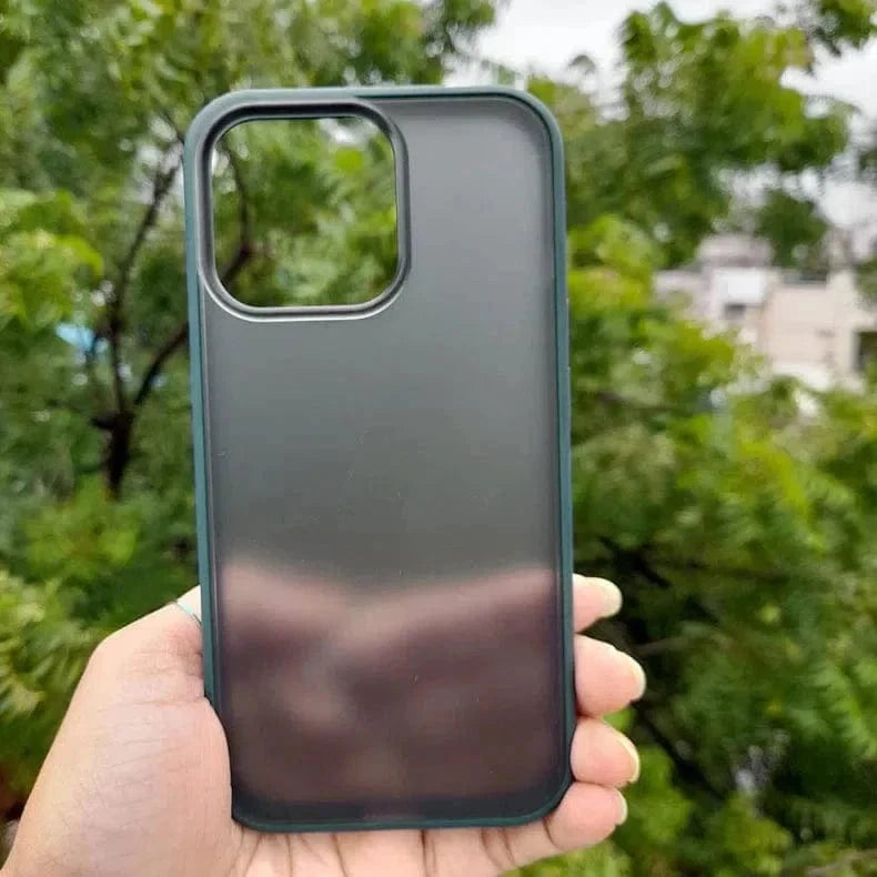 Sleek Matte Finish Hard Case for iPhone 14 Plus iPhone 14 Plus / Dark Green - Ktusu