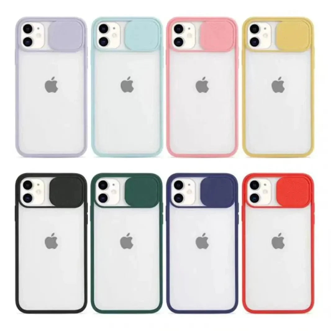 Sliding Shutter Camera Protection Matte Case for iPhone 11 - Ktusu