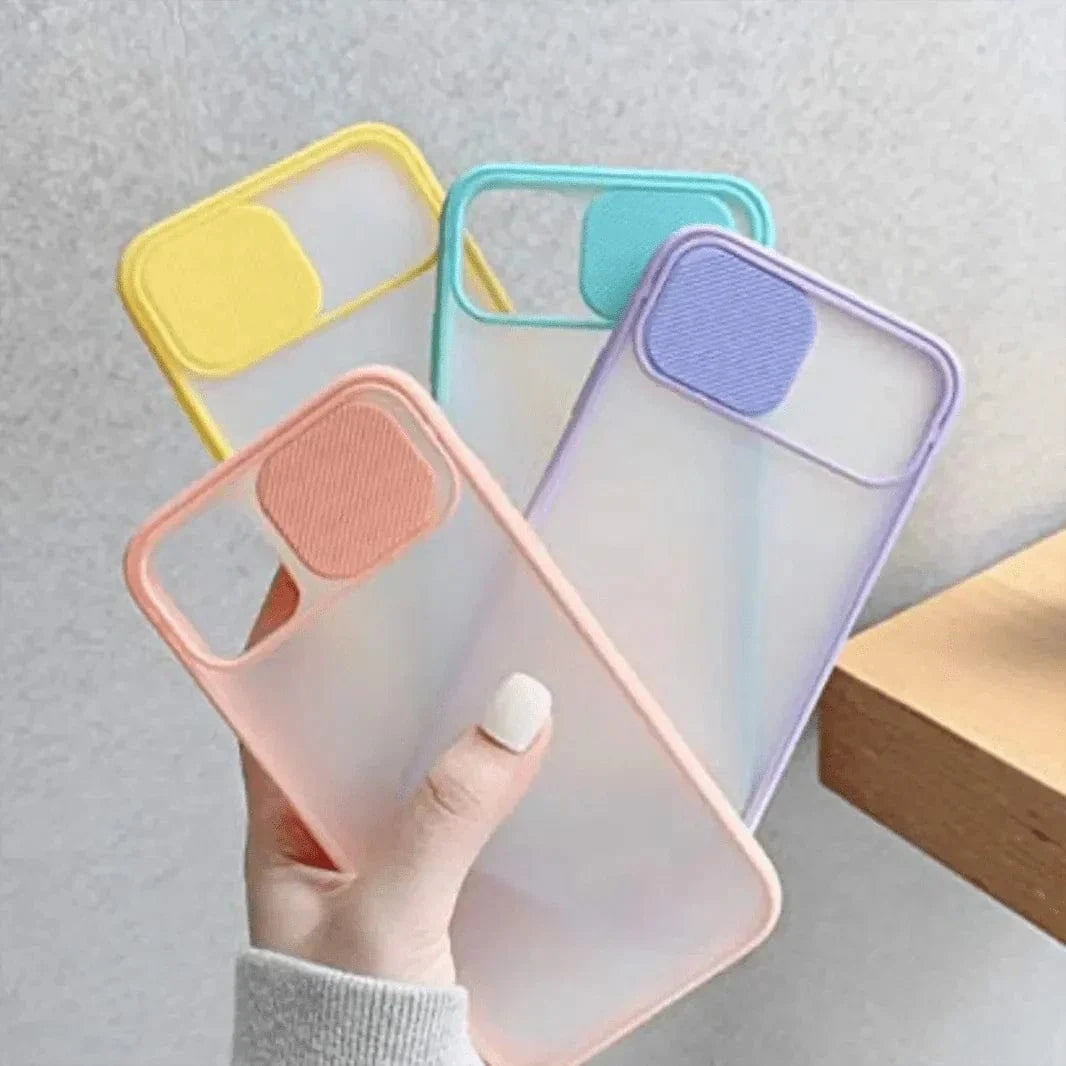 Sliding Shutter Camera Protection Matte Case for iPhone 11 - Ktusu