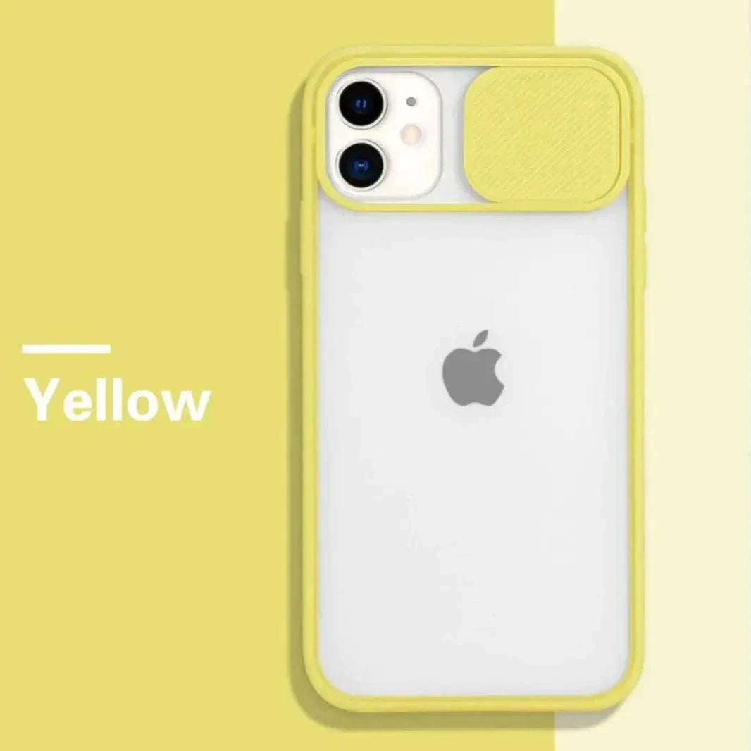 Sliding Shutter Camera Protection Matte Case for iPhone 11 - Ktusu