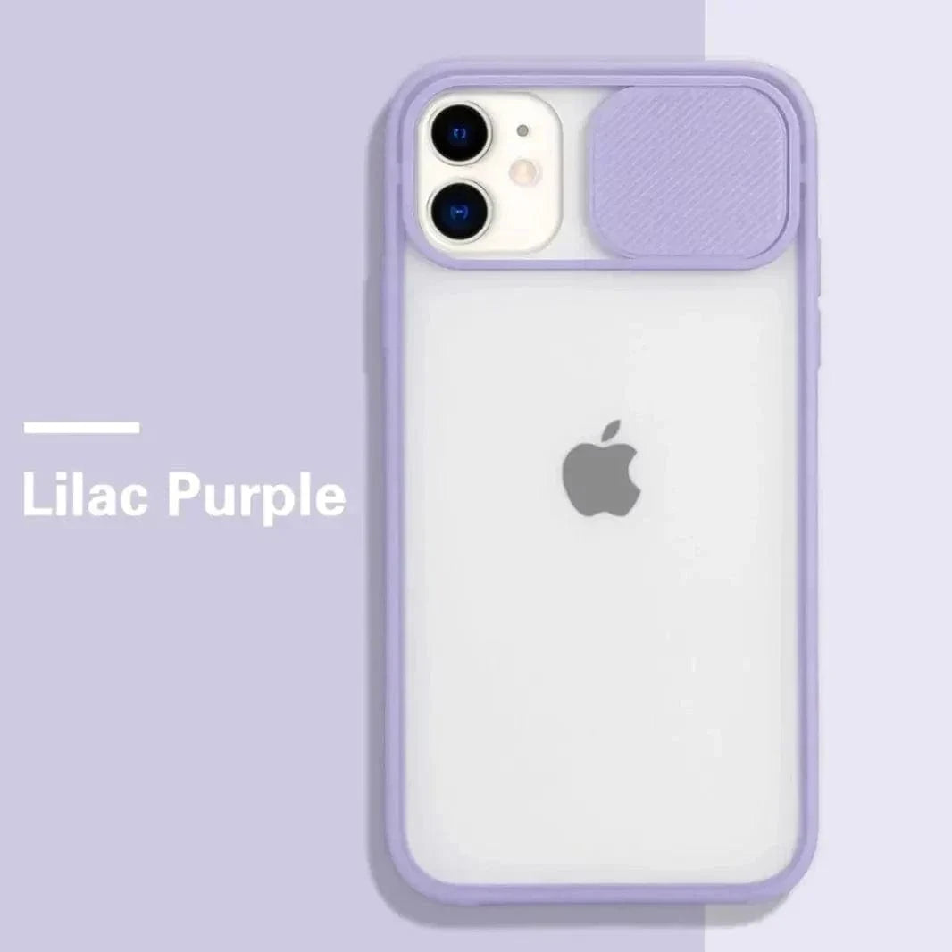 Sliding Shutter Camera Protection Matte Case for iPhone 11 - Ktusu