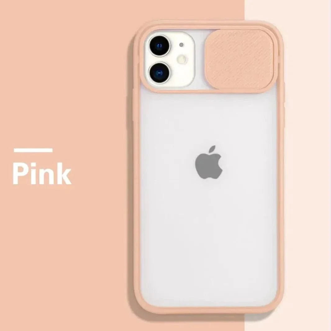 Sliding Shutter Camera Protection Matte Case for iPhone 11 - Ktusu